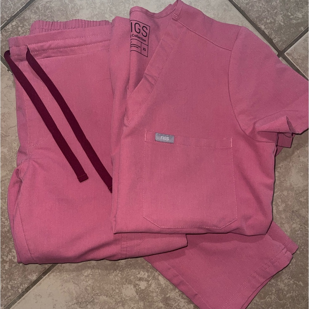 Figs Mauve Scrub Set